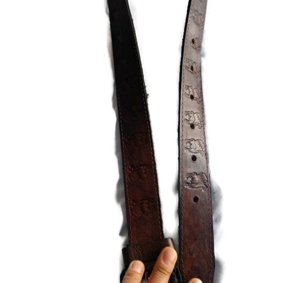 Peruvian Belt handcrafted in Leather Cusco Peru main image 5